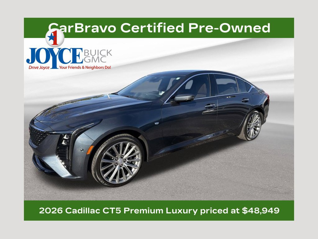 Certified 2026 Cadillac CT5 Premium Luxury AWD/4WD 360° Tour