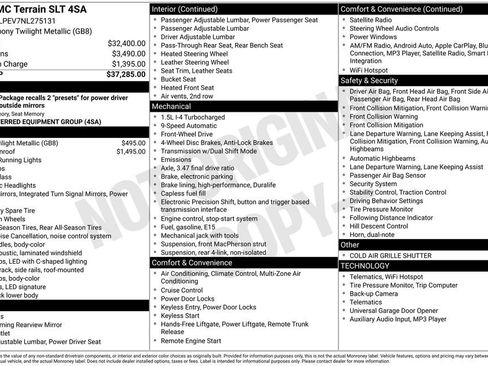 Certified 2022 GMC Terrain SLT image 13