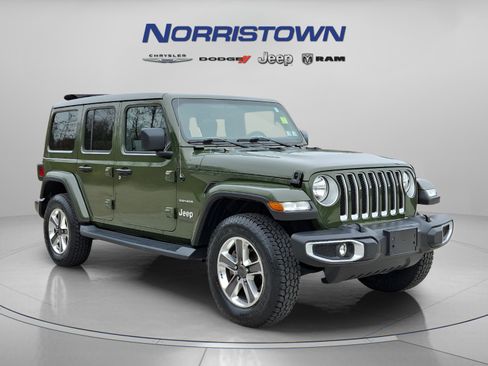 Certified 2021 Jeep Wrangler Unlimited Sahara w/ Cold Weather Group image 1