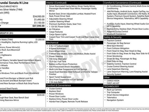 Used 2024 Hyundai Sonata N Line FWD image 52