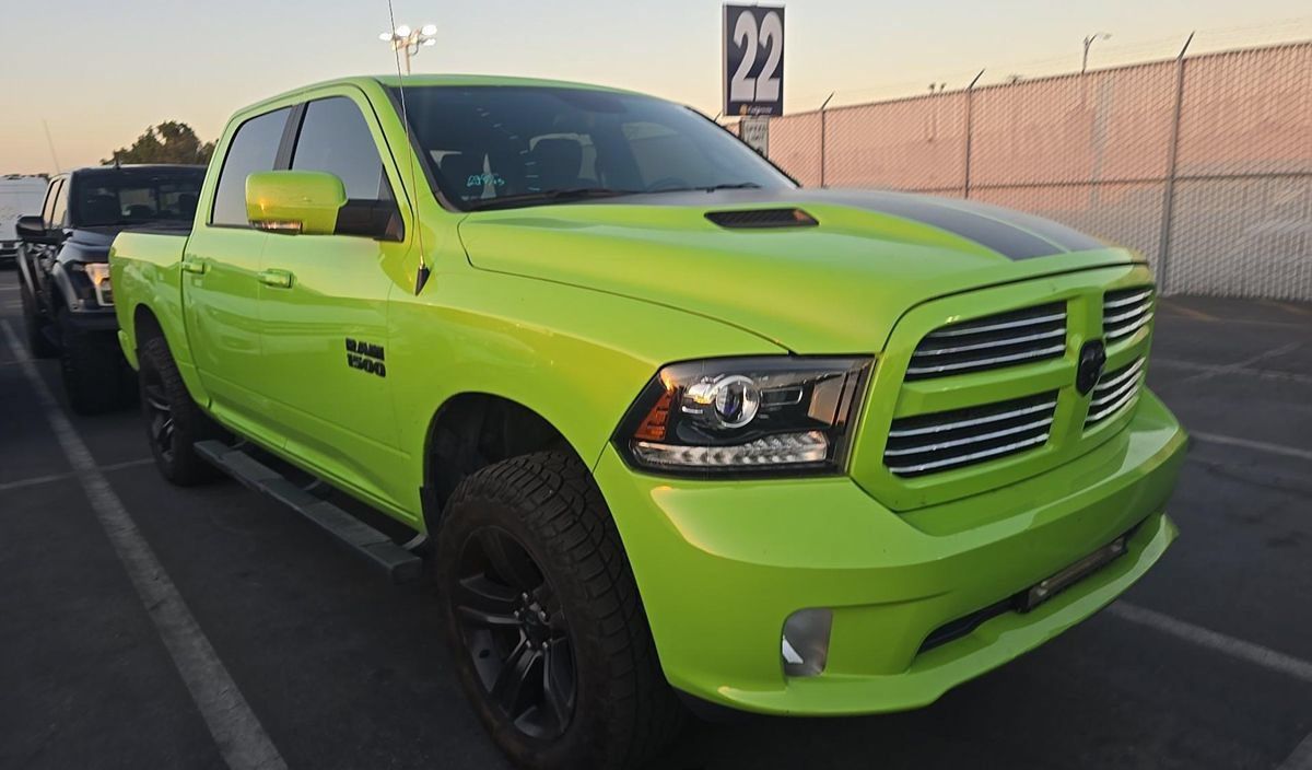 Used 2017 RAM 1500 Sport w/ Sublime Green Sport Package AWD/4WD image 3