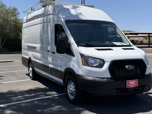 Used 2023 Ford Transit 350 148 High Roof Extended w/ Fleet Safety Package RWD image 30