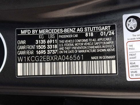 Certified 2024 Mercedes-Benz EQS 450+ 4MATIC Sedan image 24