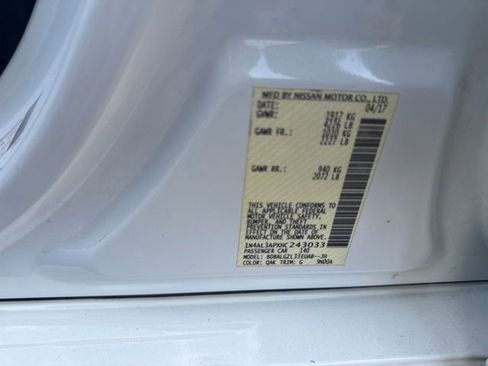 Used 2017 Nissan Altima 2.5 S w/ Power Driver Seat Package image 29