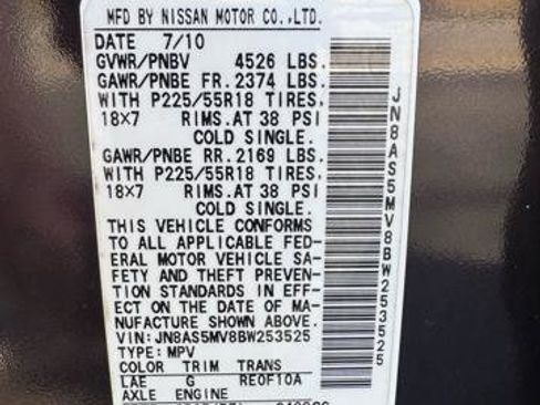 Used 2011 Nissan Rogue SV w/ SL Pkg image 13