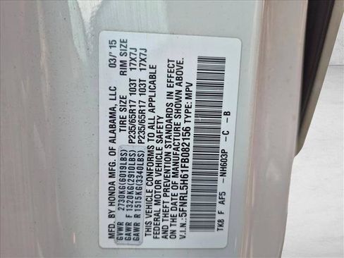 Used 2015 Honda Odyssey EX-L image 15