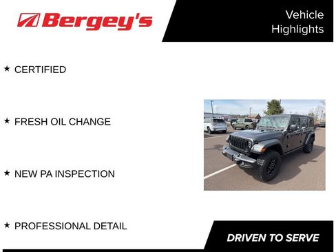 Certified 2025 Jeep Wrangler Unlimited Sport S 4xe AWD/4WD image 5