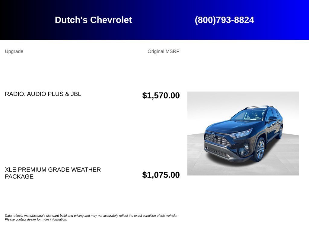 Used 2021 Toyota RAV4 XLE Premium AWD/4WD image 6