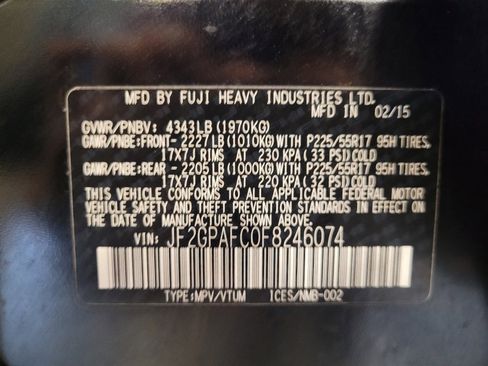 Used 2015 Subaru Crosstrek 2.0i Premium image 33