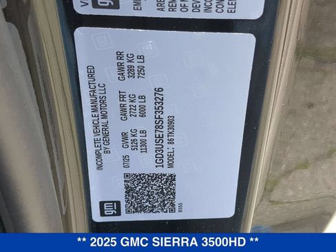 New 2025 GMC Sierra 3500 Pro w/ Convenience Package AWD/4WD image 21