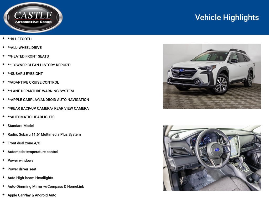Used 2025 Subaru Outback Premium AWD/4WD image 3