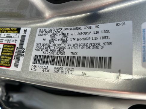 New 2026 Toyota Tundra Capstone AWD/4WD image 36