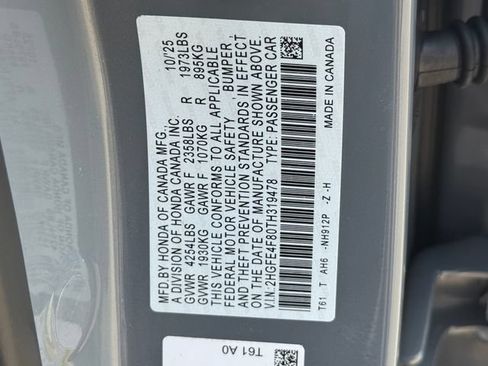 Certified 2026 Honda Civic FWD Hybrid Sedan image 29