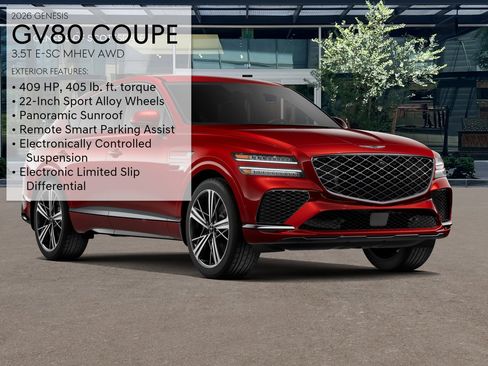 New 2026 Genesis GV80 3.5T e-SC AWD/4WD image 3