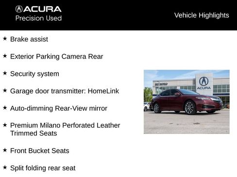 Certified 2016 Acura TLX V6 SH-AWD w/ Technology Pkg image 17