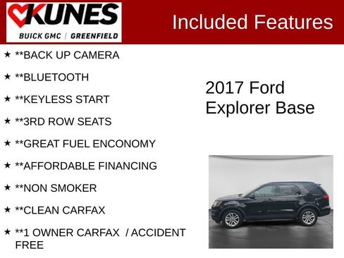 Used 2017 Ford Explorer FWD image 2