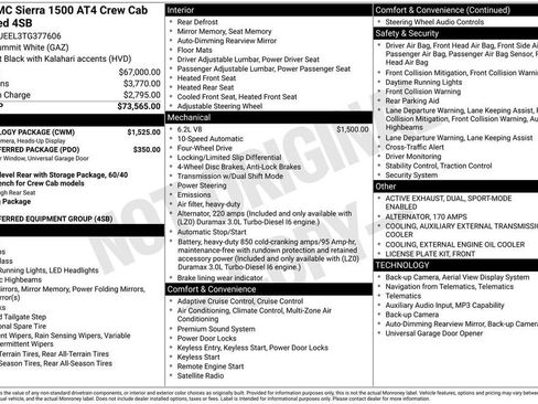 New 2026 GMC Sierra 1500 AT4 w/ Technology Package AWD/4WD image 26