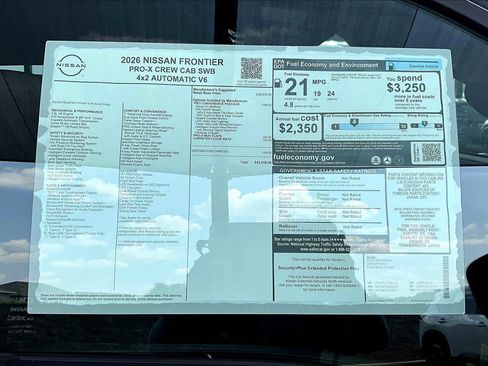 New 2026 Nissan Frontier Pro-X image 19