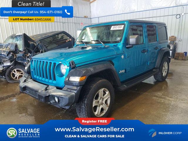Used 2019 Jeep Wrangler Unlimited Sport S AWD/4WD image 1