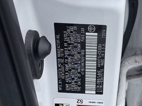 Certified 2019 Toyota Camry XLE w/ Driver Assist Package image 32