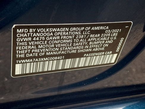 Used 2021 Volkswagen Passat 2.0T R-Line FWD image 31