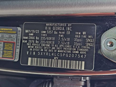 Certified 2023 Kia Sorento S w/ Panoramic Sunroof Package image 15