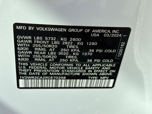 Used 2024 Volkswagen Atlas SE image 20