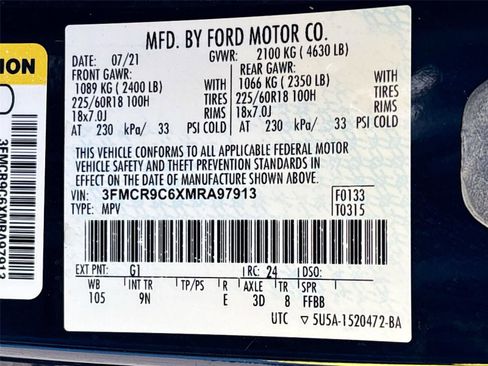 Used 2021 Ford Bronco Sport Outer Banks image 31