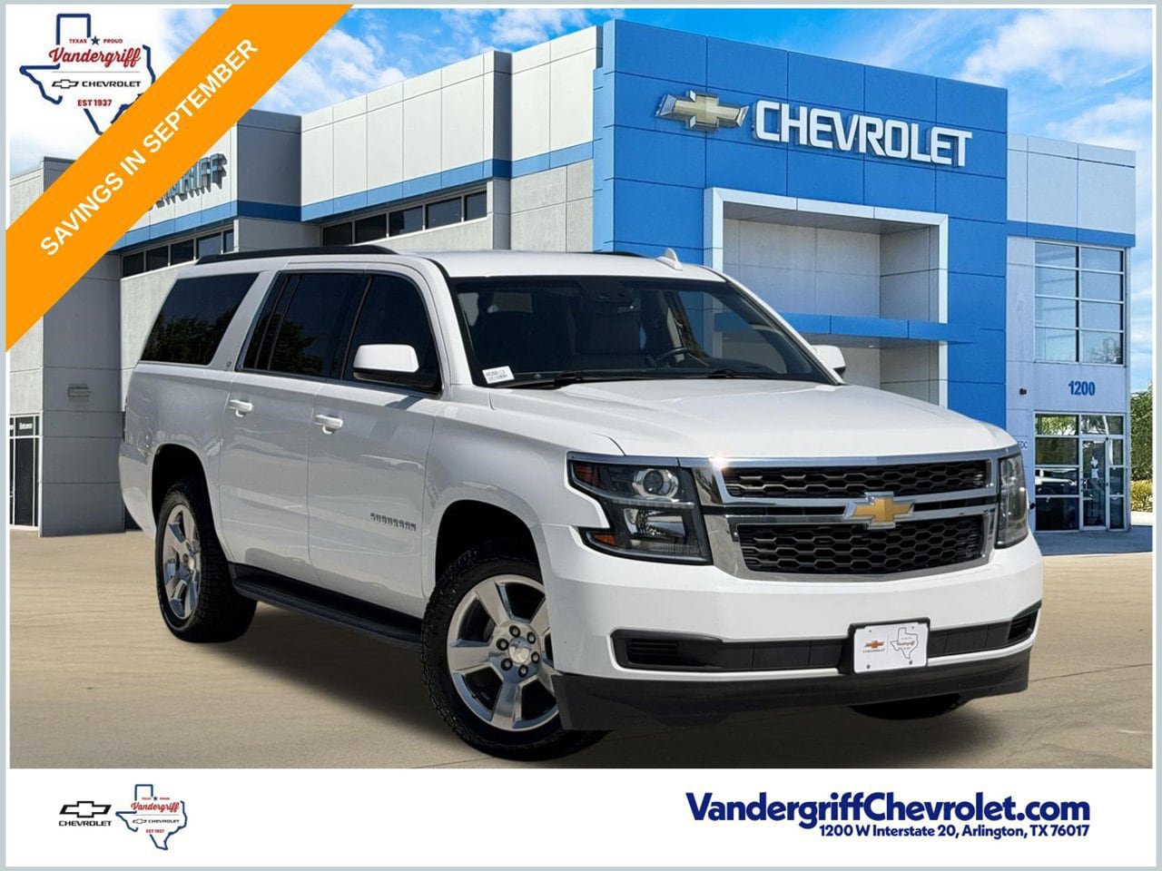 Used 2019 Chevrolet Suburban LT w/ Max Trailering Package RWD image 1