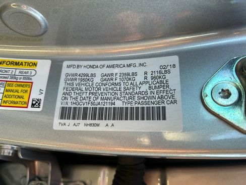 Used 2018 Honda Accord EX-L image 34