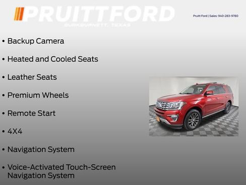 Used 2019 Ford Expedition Limited w/ Equipment Group 301A AWD/4WD image 19