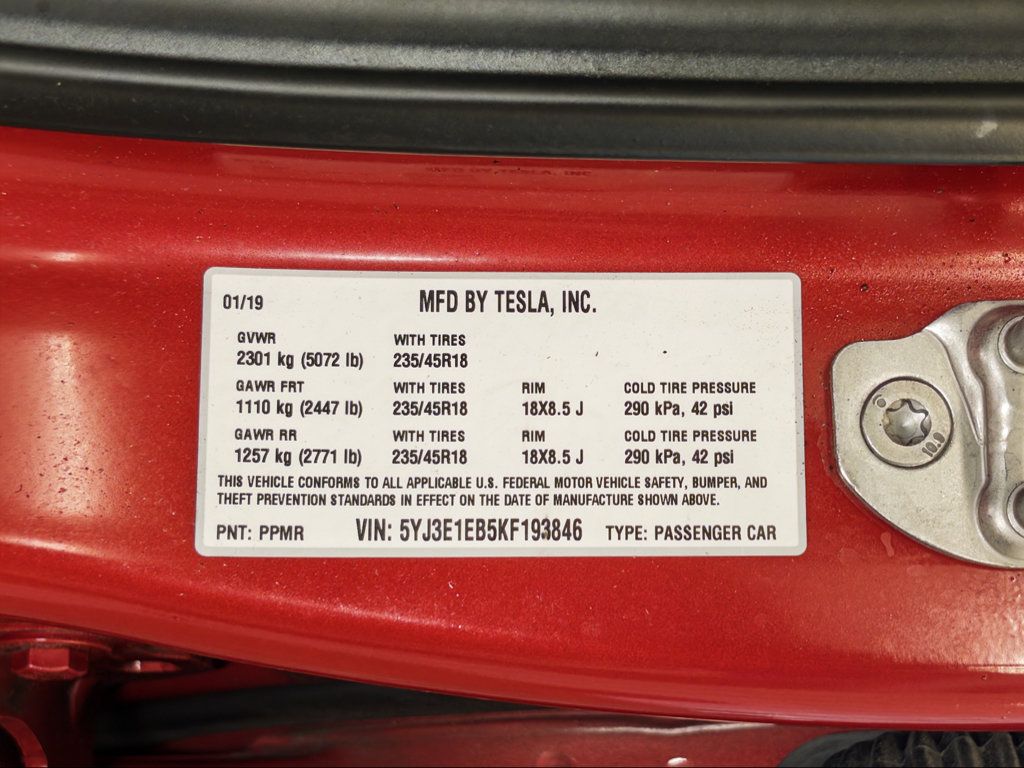 Used 2019 Tesla Model 3 Long Range AWD/4WD image 25