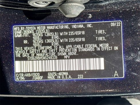 Used 2022 Toyota Highlander XLE image 33