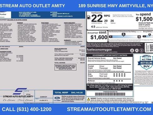 Used 2022 Ford Explorer XLT AWD/4WD image 49