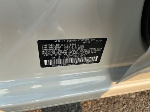 Certified 2026 Subaru Impreza 2.0i Sport AWD/4WD image 25