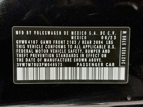 Certified 2023 Volkswagen Jetta SE FWD image 35