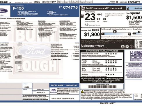 Certified 2023 Ford F150 XLT w/ Equipment Group 302A High image 5