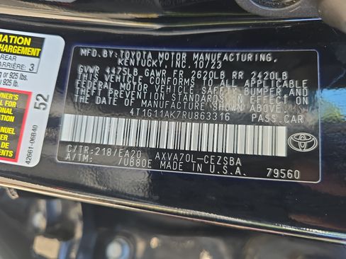 Used 2024 Toyota Camry SE FWD image 37