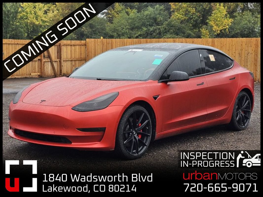 Used 2021 Tesla Model 3 Performance AWD/4WD image 1