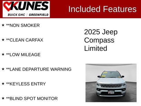 Used 2025 Jeep Compass Limited AWD/4WD image 3