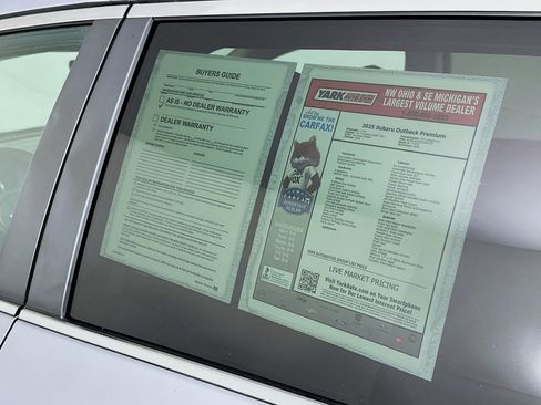 Certified 2025 Subaru Outback Premium w/ Popular Package #1A image 13