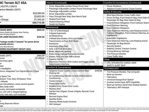 Used 2023 GMC Terrain SLT w/ Tech Package image 10