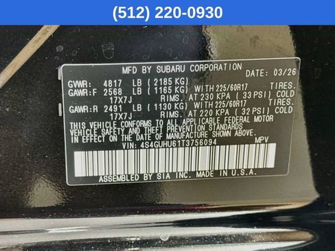 Certified 2026 Subaru Crosstrek 2.5i Wilderness w/ Crosstrek Mirror Package AWD/4WD image 41