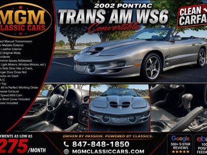 Used 2002 Pontiac Firebird Trans Am