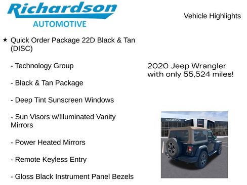 Used 2020 Jeep Wrangler Sport AWD/4WD image 10