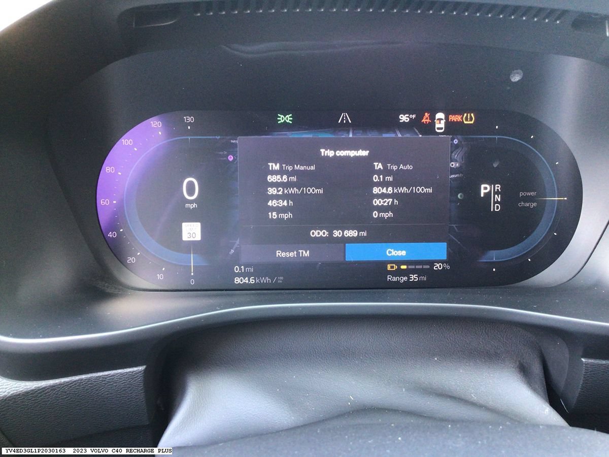 Used 2023 Volvo C40 P8 Recharge Plus AWD/4WD image 12