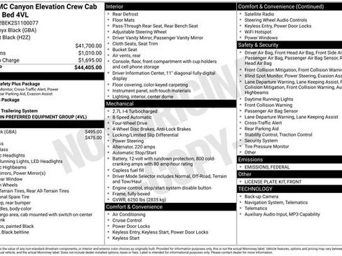 Used 2025 GMC Canyon Elevation image 11