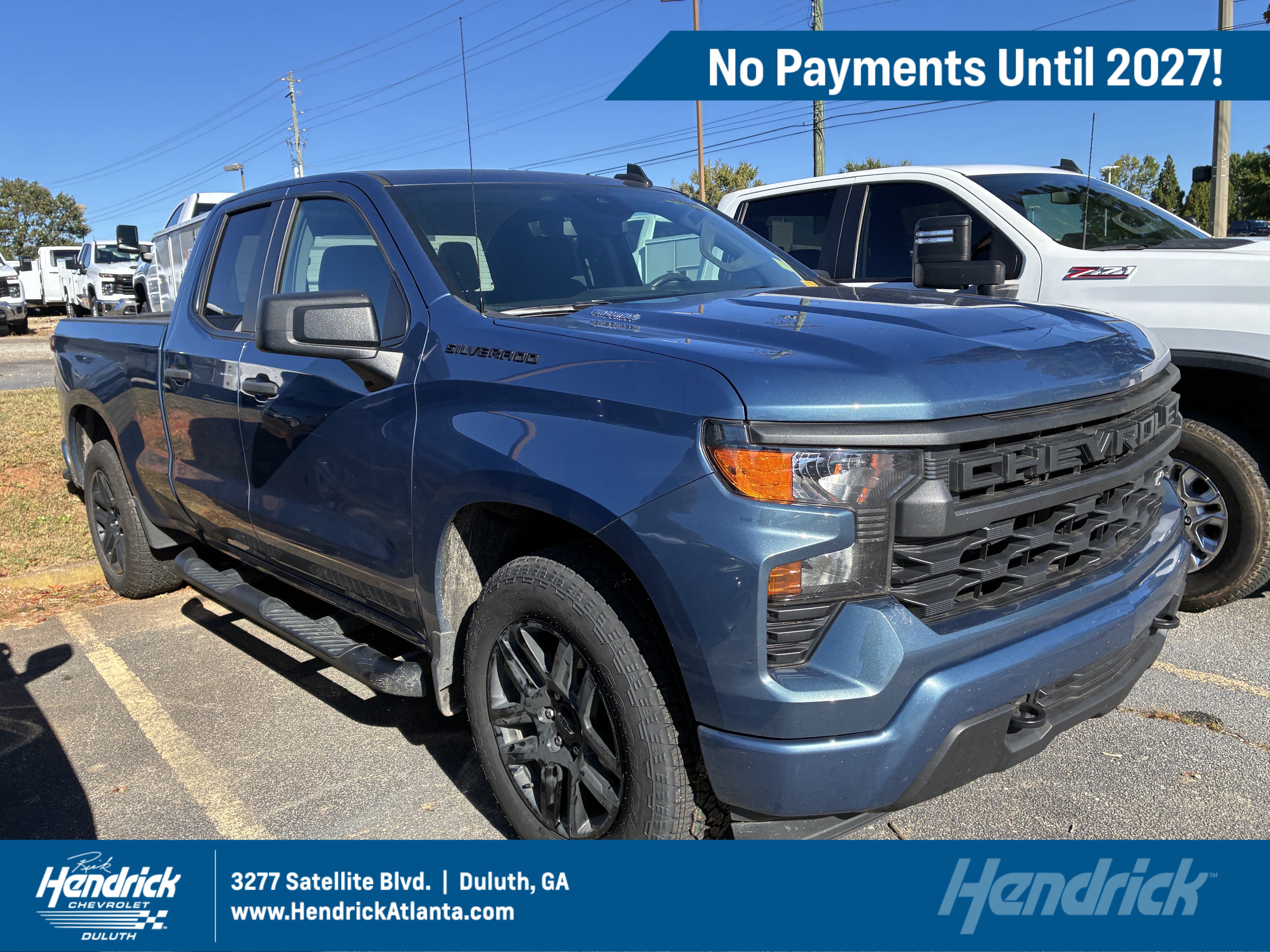 Used 2024 Chevrolet Silverado 1500 Custom w/ Turbomax Blackout Package RWD image 1