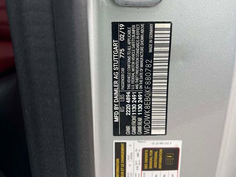 Used 2019 Mercedes-Benz C 300 4MATIC Cabriolet w/ Leather Seating Package image 20