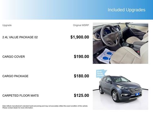 Used 2018 Hyundai Santa Fe Sport w/ 2.4L Value Package 02 FWD image 5